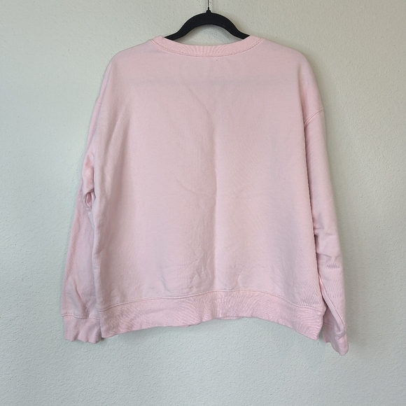 Wildfox Brunch Club Every Day Graphic Sweatshirt in Pale Pink Size Large - Picture 6 of 11